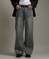 LURAKU（ルラク）の「【LURAKU】Semi-flared washed denim - セミフレアウォッシュデニム（デニムパンツ・LARGE）」