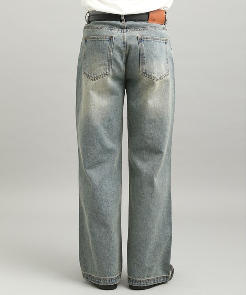 LURAKU Semi-flared Rigid Denim ルラク nugu LURAKU】Semi-flared Rigid Denim / LURAKU セミフレアリジットデニム