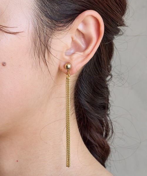 AIMER（エメ）の「タッセルイヤリング（イヤリング・レディース・ゴールド/シルバー・FREE）」の7枚目の写真