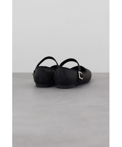 AZUL by moussy（アズールバイマウジー）の「スクエアトゥストラップフラットパンプス（パンプス・レディース・ブラック系その他/シルバー/ブラック・MEDIUM/LARGE/SMALL）」の9枚目の写真