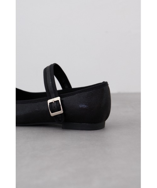 AZUL by moussy（アズールバイマウジー）の「スクエアトゥストラップフラットパンプス（パンプス・レディース・ブラック系その他/シルバー/ブラック・MEDIUM/LARGE/SMALL）」の11枚目の写真