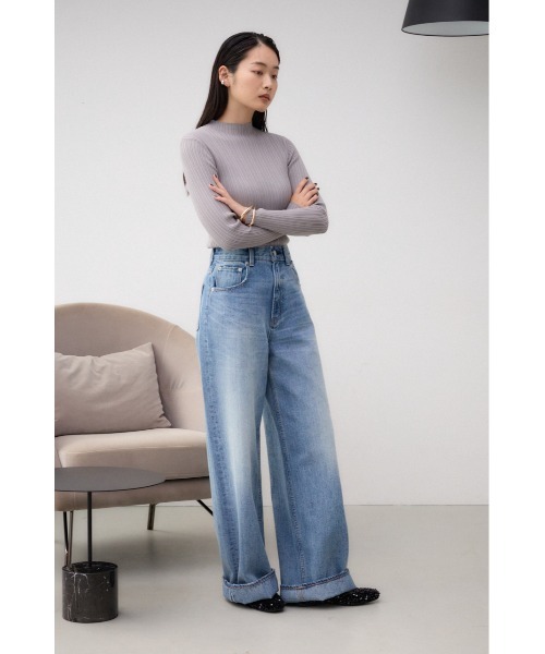 AZUL by moussy（アズールバイマウジー）の「スクエアトゥストラップフラットパンプス（パンプス・レディース・ブラック系その他/シルバー/ブラック・MEDIUM/LARGE/SMALL）」の13枚目の写真