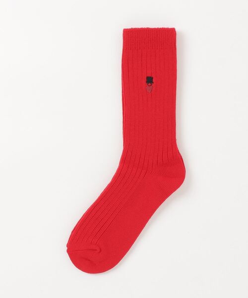 BOHEMIANS（ボヘミアンズ）の「BOHEMIANS / ボヘミアンズ  COLOR SOCKS（ソックス/靴下・レディース・ブラック/ホワイト/レッド/パープル/グレー/ピンク・F）」の6枚目の写真
