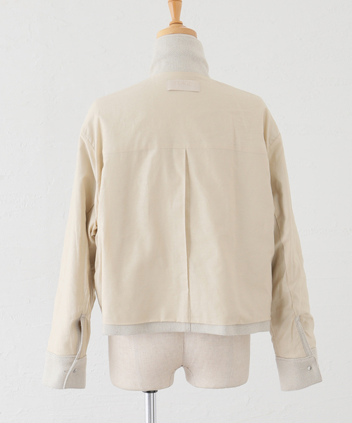 plage（プラージュ）の「ウール麻ツィード Gジャンジャケット（その他