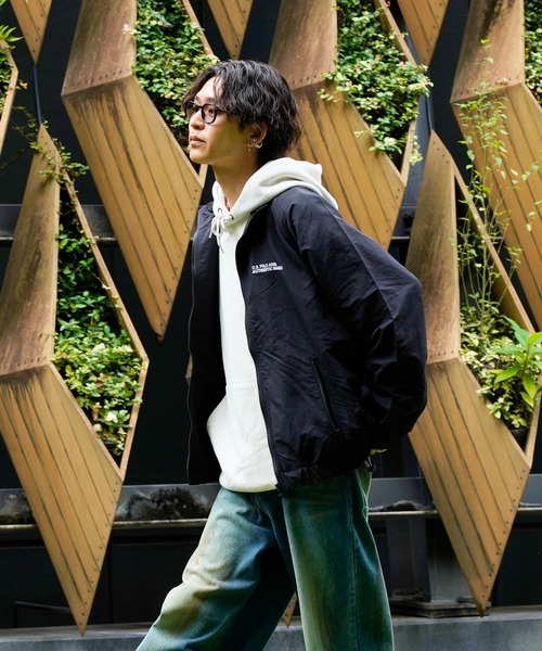 U.S. POLO ASSN.(ユーエスポロアッスン)の「U.S. POLO ASSN./ユーエスポロアッスン 別注 ナイロンジップブルゾン(限定展開)(ナイロンジャケット・メンズ・グレー/ブラック/ネイビー・SMALL/MEDIUM/LARGE)」の9枚目の写真
