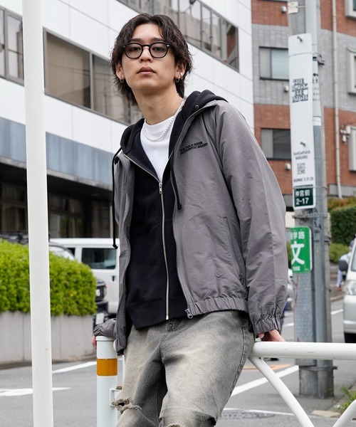 U.S. POLO ASSN.(ユーエスポロアッスン)の「U.S. POLO ASSN./ユーエスポロアッスン 別注 ナイロンジップブルゾン(限定展開)(ナイロンジャケット・メンズ・グレー/ブラック/ネイビー・SMALL/MEDIUM/LARGE)」の14枚目の写真