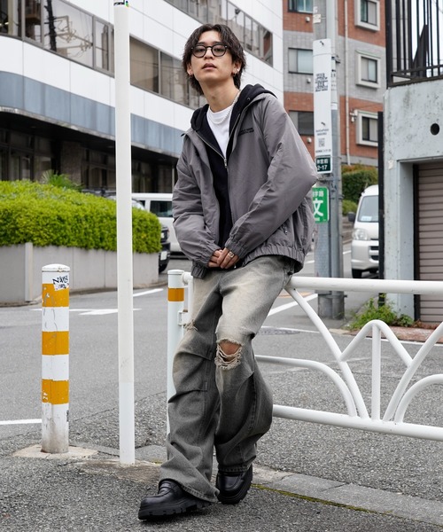 U.S. POLO ASSN.(ユーエスポロアッスン)の「U.S. POLO ASSN./ユーエスポロアッスン 別注 ナイロンジップブルゾン(限定展開)(ナイロンジャケット・メンズ・グレー/ブラック/ネイビー・SMALL/MEDIUM/LARGE)」の16枚目の写真