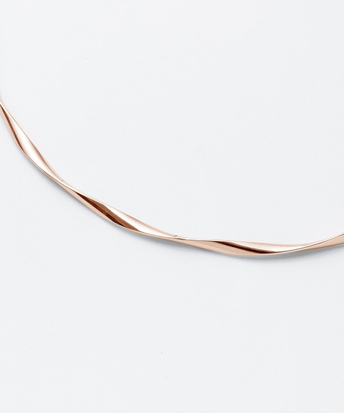 ciite'(シーテ)の「ねじりシルバーチョーカー(ネックレス・レディース・シルバー/ゴールド/ピンクゴールド・FREE)」の18枚目の写真