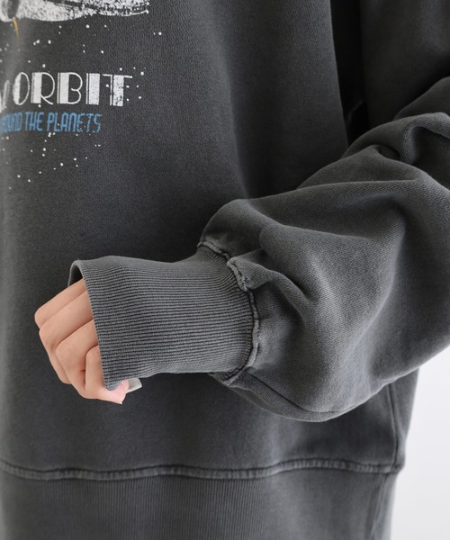 ANME（アンメ）の「宇宙プリント裏毛スウェットトップス（スウェット・レディース・ブラック系その他2/ブラック系その他/ブラック系その他3・M/L/XL）」の19枚目の写真