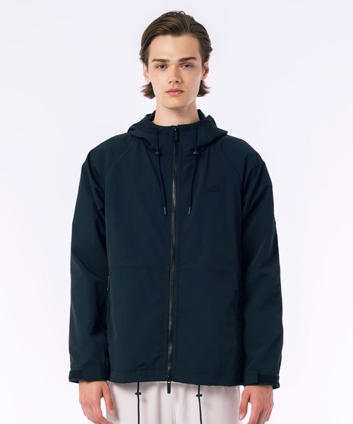 ラコステ マウンテンパーカー 定価32000円 撥水防風 ドロストコード フーデッド ナイロンブルゾン / マウンテン