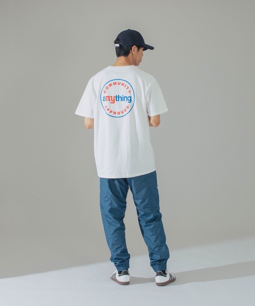 aNYthing(エニシング)の「ANYTHING COMMUNITY APPROVED T-SHIRT ANY-63(Tシャツ/カットソー・メンズ・ライトブルー/ブラック/ホワイト・L/M)」の6枚目の写真