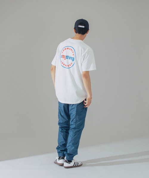 aNYthing(エニシング)の「ANYTHING COMMUNITY APPROVED T-SHIRT ANY-63(Tシャツ/カットソー・メンズ・ライトブルー/ブラック/ホワイト・L/M)」の4枚目の写真