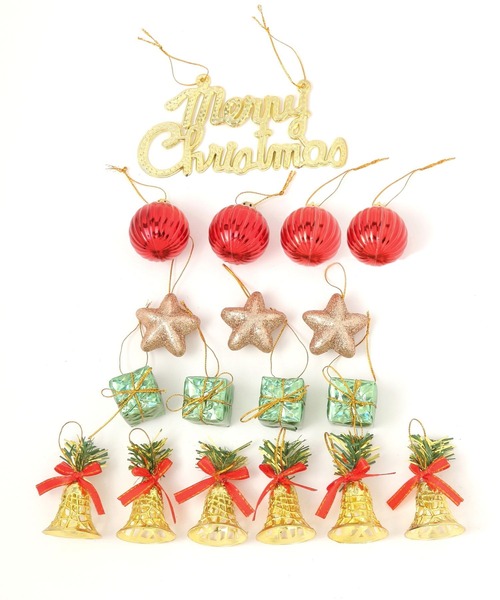 セール】【2024Xmas】オーナメントセット18個入り（インテリア雑貨