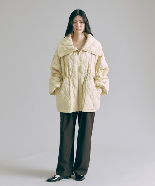 セール】Big Collar Quilted Jacket（その他アウター）｜EN NEUME
