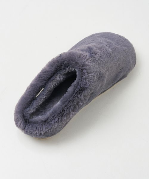 collex(コレックス)の「エコファースリッパ(ルームシューズ/スリッパ・レディース・グレー/ベージュ・M/L)」の9枚目の写真