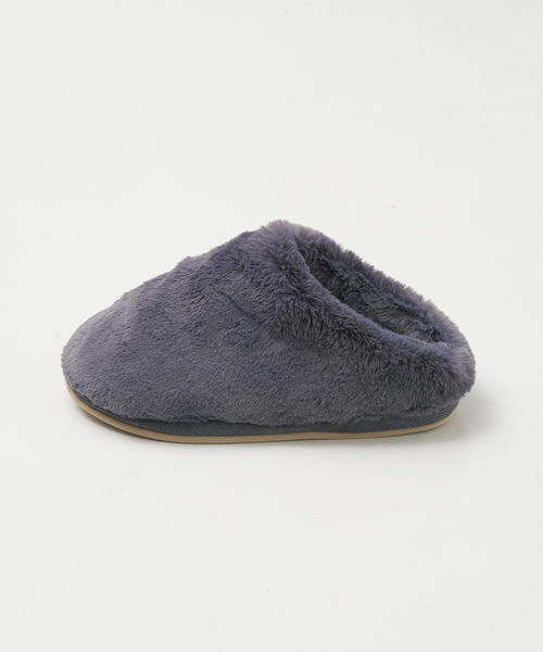 collex(コレックス)の「エコファースリッパ(ルームシューズ/スリッパ・レディース・グレー/ベージュ・M/L)」の10枚目の写真