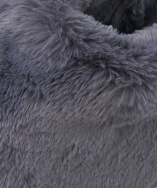 collex(コレックス)の「エコファースリッパ(ルームシューズ/スリッパ・レディース・グレー/ベージュ・M/L)」の11枚目の写真