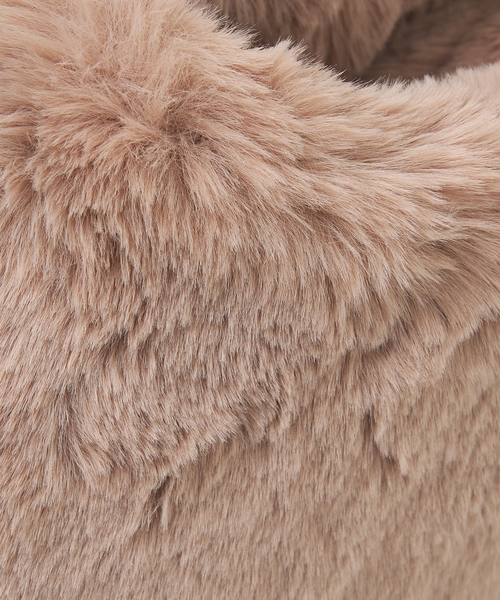 collex(コレックス)の「エコファースリッパ(ルームシューズ/スリッパ・レディース・グレー/ベージュ・M/L)」の12枚目の写真