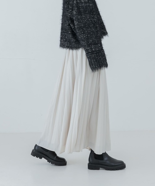 URBAN RESEARCH（アーバンリサーチ）の「チンツプリーツスカート（スカート・レディース・ネイビー/グリーン/オフホワイト・FREE）」の17枚目の写真