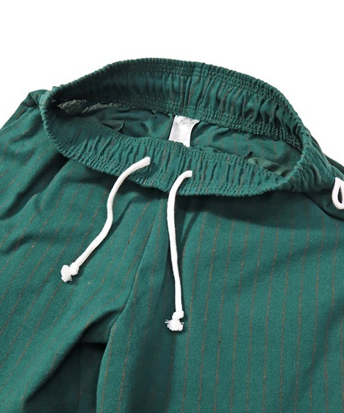 Cookman クックマン シェフパンツ イージーパンツ Light Tweed Stripe Green（その他パンツ）｜COOKMAN（クックマン）