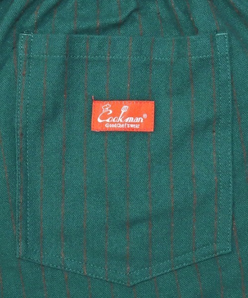 Cookman クックマン シェフパンツ イージーパンツ Light Tweed Stripe Green（その他パンツ）｜COOKMAN（クックマン）