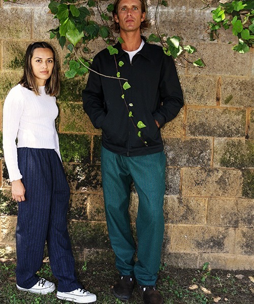 Cookman クックマン シェフパンツ イージーパンツ Light Tweed Stripe Green（その他パンツ）｜COOKMAN（クックマン）