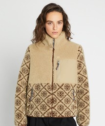 TORY BURCH（トリーバーチ）の「Tモノグラム フリース ジャケット（その他アウター）」