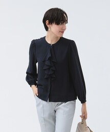 ✤タグ付き新品✤B:MING by BEAMS 紺色 袖フリル ワンピース B:MING by BEAMS（ビーミングバイビームス）の「B:MING by BEAMS