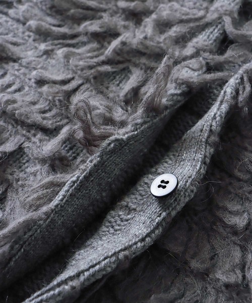 venit(ヴェニット)の「VENIT / fringe mohair pull(フリンジモヘアプルオーバー)(カーディガン/ボレロ・レディース・グレー・38)」の7枚目の写真