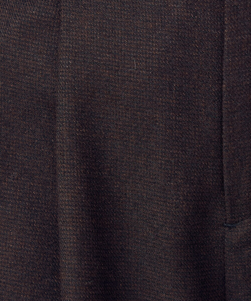 COMME CA ISM（コムサイズム）の「ツイード ナローベルト ハイウエストワイドパンツ（その他パンツ・レディース・チェック/ダークブラウン・MEDIUM/LARGE）」の15枚目の写真