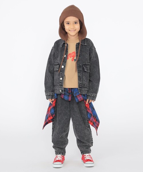 SHIPS（シップス）の「SHIPS KIDS:フライト ニット ワッチ（ニットキャップ/ビーニー・キッズ・ブラウン/ラベンダー・MEDIUM/SMALL）」の6枚目の写真