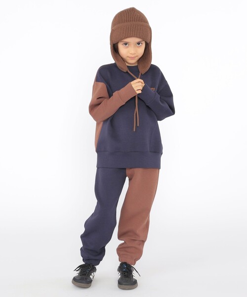 SHIPS（シップス）の「SHIPS KIDS:フライト ニット ワッチ（ニットキャップ/ビーニー・キッズ・ブラウン/ラベンダー・MEDIUM/SMALL）」の7枚目の写真