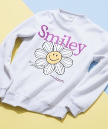 SMILEY FACE（スマイリーフェイス）の「【SMILEY FACE/スマイリーフェイス】裏起毛オーバーサイズプリントスウェットトレーナー（スウェット・メンズ）」