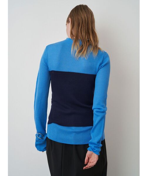 ELENDEEK(エレンディーク)の「ビスチェセットリブニット(ニット/セーター・レディース・オフホワイト/グレー/ブルー・FREE)」の7枚目の写真