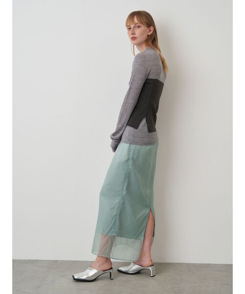 ELENDEEK(エレンディーク)の「ビスチェセットリブニット(ニット/セーター・レディース・オフホワイト/グレー/ブルー・FREE)」の19枚目の写真