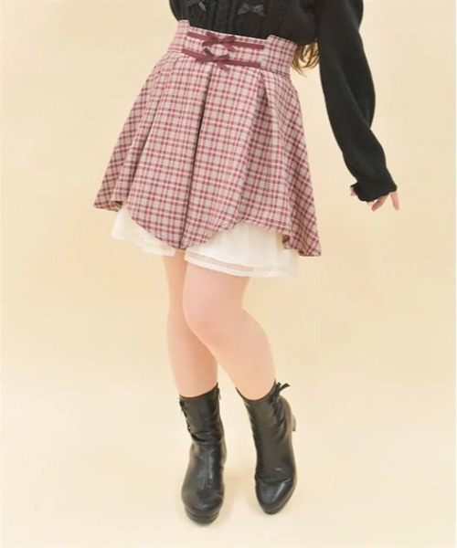 イレヘムチェックスカパン（その他パンツ）｜axes femme POETIQUE（アクシーズファムポエティック）