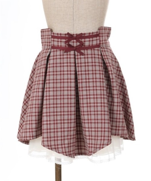 イレヘムチェックスカパン（その他パンツ）｜axes femme POETIQUE（アクシーズファムポエティック）