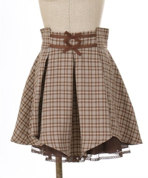 イレヘムチェックスカパン（その他パンツ）｜axes femme POETIQUE（アクシーズファムポエティック）