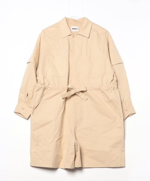 【willow】2WAYオープンカラーオールインワン willow】2WAYオープンカラーオールインワン