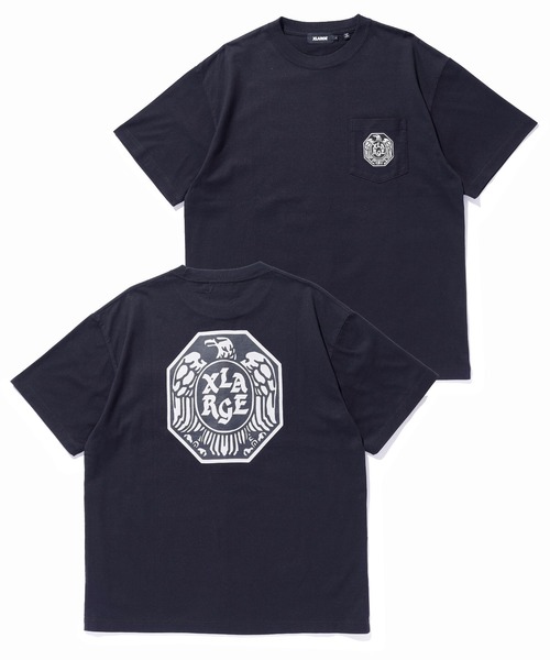 XLARGE（エクストララージ）の「EAGLE S/S POCKET TEE（Tシャツ/カットソー・メンズ・オフホワイト/ブラック/グリーン・XL/L/M/S）」の2枚目の写真