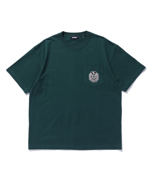 国内配送★XLARGE★イーグル 半袖T ポケット ロゴがポイント 3色 EAGLE S/S POCKET TEE（Tシャツ/カットソー）｜XLARGE