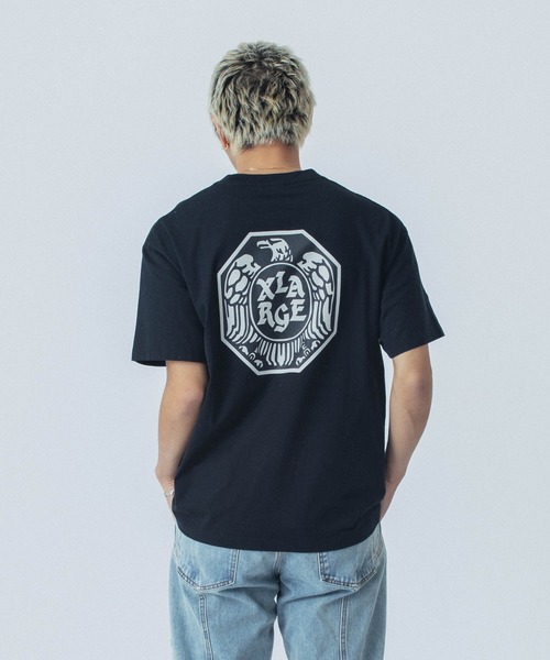 【XLARGE】EAGLE 半袖 ポケット Tシャツ X-LARGE|エクストララージ】EAGLE S/S POCKET TEE(BLACK)公式