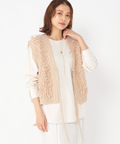 studio CLIP（スタディオクリップ）の「アソートラウンドヘムロングスリーブTシャツ（Tシャツ/カットソー・レディース・ベージュ/オフホワイト/スモーク/その他1/その他2・FREE）」の2枚目の写真