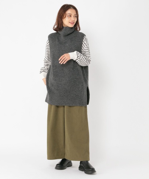 studio CLIP（スタディオクリップ）の「アソートラウンドヘムロングスリーブTシャツ（Tシャツ/カットソー・レディース・ベージュ/オフホワイト/スモーク/その他1/その他2・FREE）」の18枚目の写真