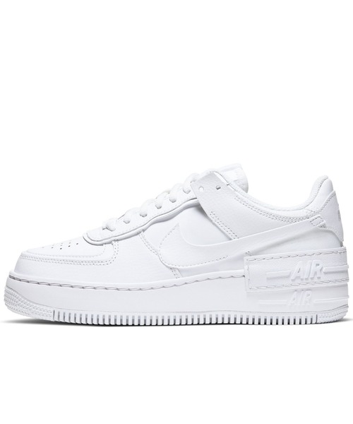 NIKE ナイキ シャドウ エアフォースワン スニーカー 美品 24.5 NIKE☆大人気 在庫有 ナイキ エアフォース1シャドウ ホワイト