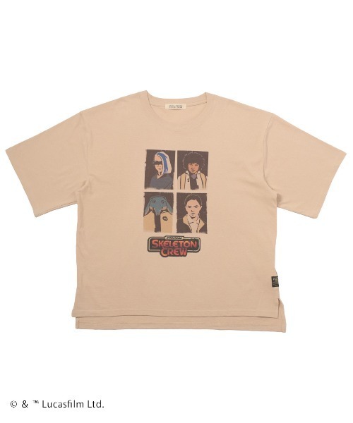 DOUBLE NAME(ダブルネーム)の「SKELETON CREW BIG TEE(Tシャツ/カットソー・レディース・ベージュ・LARGE/MEDIUM)」の11枚目の写真