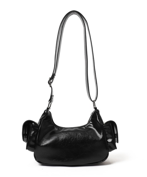 WEGO（ウィゴー）の「WEGO/ハトメベルトポケットショルダー（ショルダーバッグ・レディース・ブラウン/ブラック/レッド・FREE）」の12枚目の写真