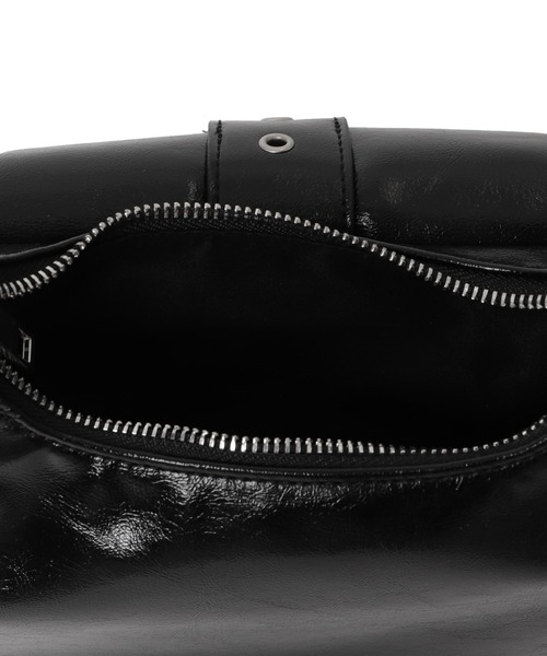 WEGO（ウィゴー）の「WEGO/ハトメベルトポケットショルダー（ショルダーバッグ・レディース・ブラウン/ブラック/レッド・FREE）」の13枚目の写真