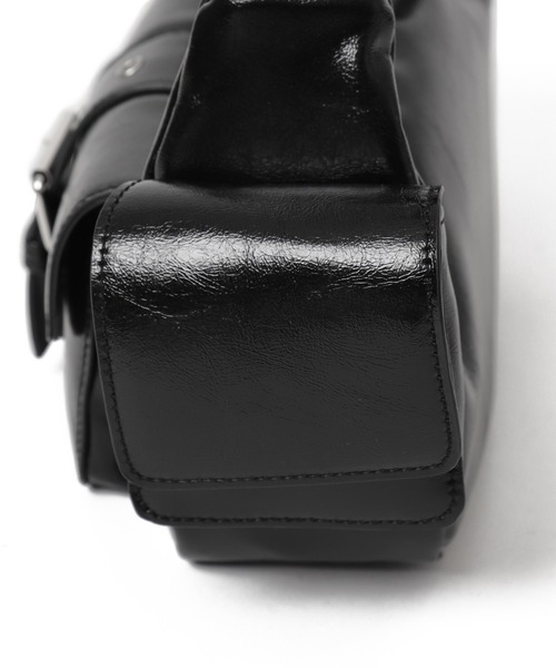 WEGO（ウィゴー）の「WEGO/ハトメベルトポケットショルダー（ショルダーバッグ・レディース・ブラウン/ブラック/レッド・FREE）」の16枚目の写真