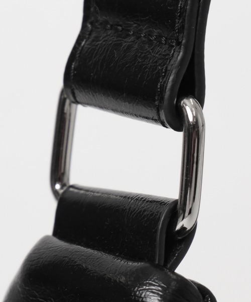 WEGO（ウィゴー）の「WEGO/ハトメベルトポケットショルダー（ショルダーバッグ・レディース・ブラウン/ブラック/レッド・FREE）」の18枚目の写真